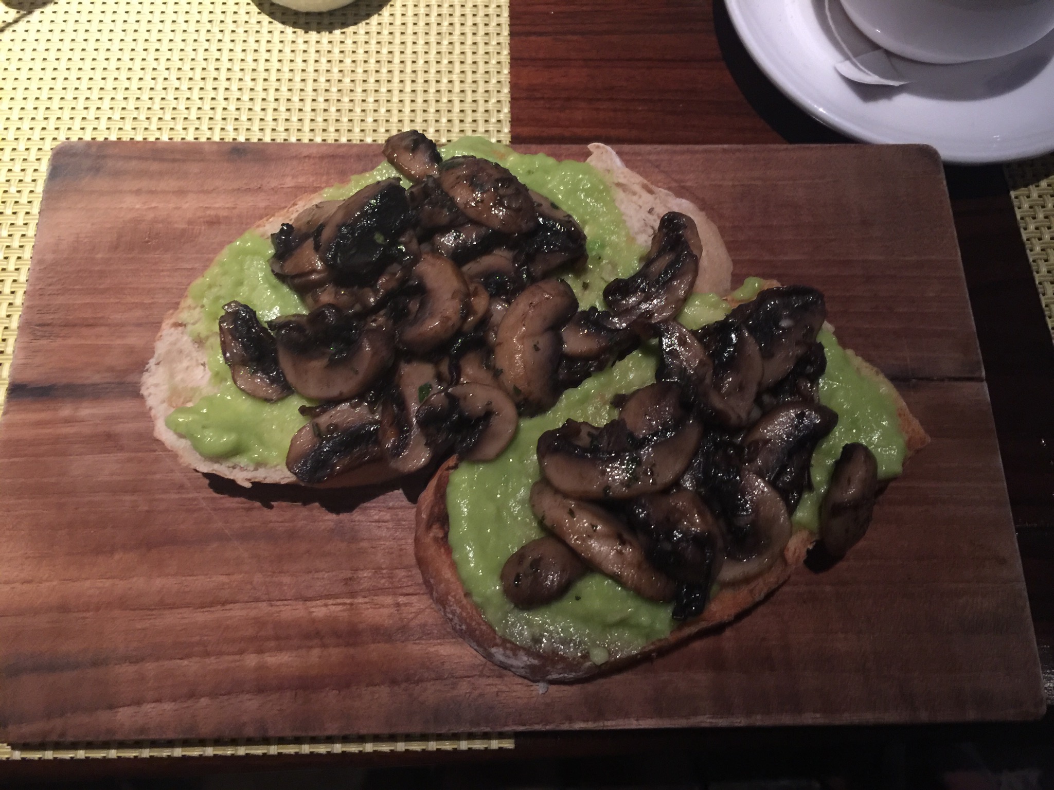 Avocado Mushroom Toast